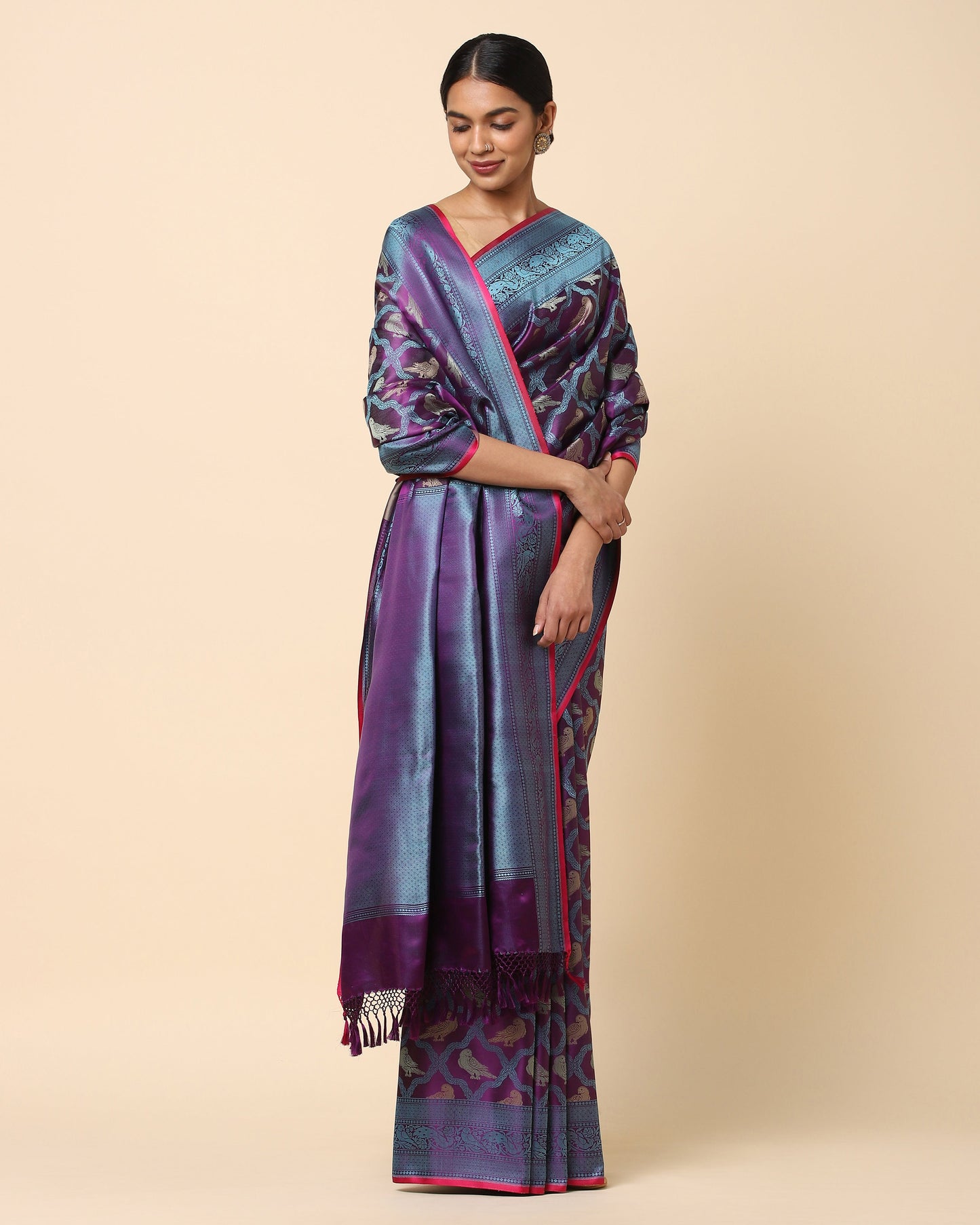 Narmada Tanchoi Silk Saree