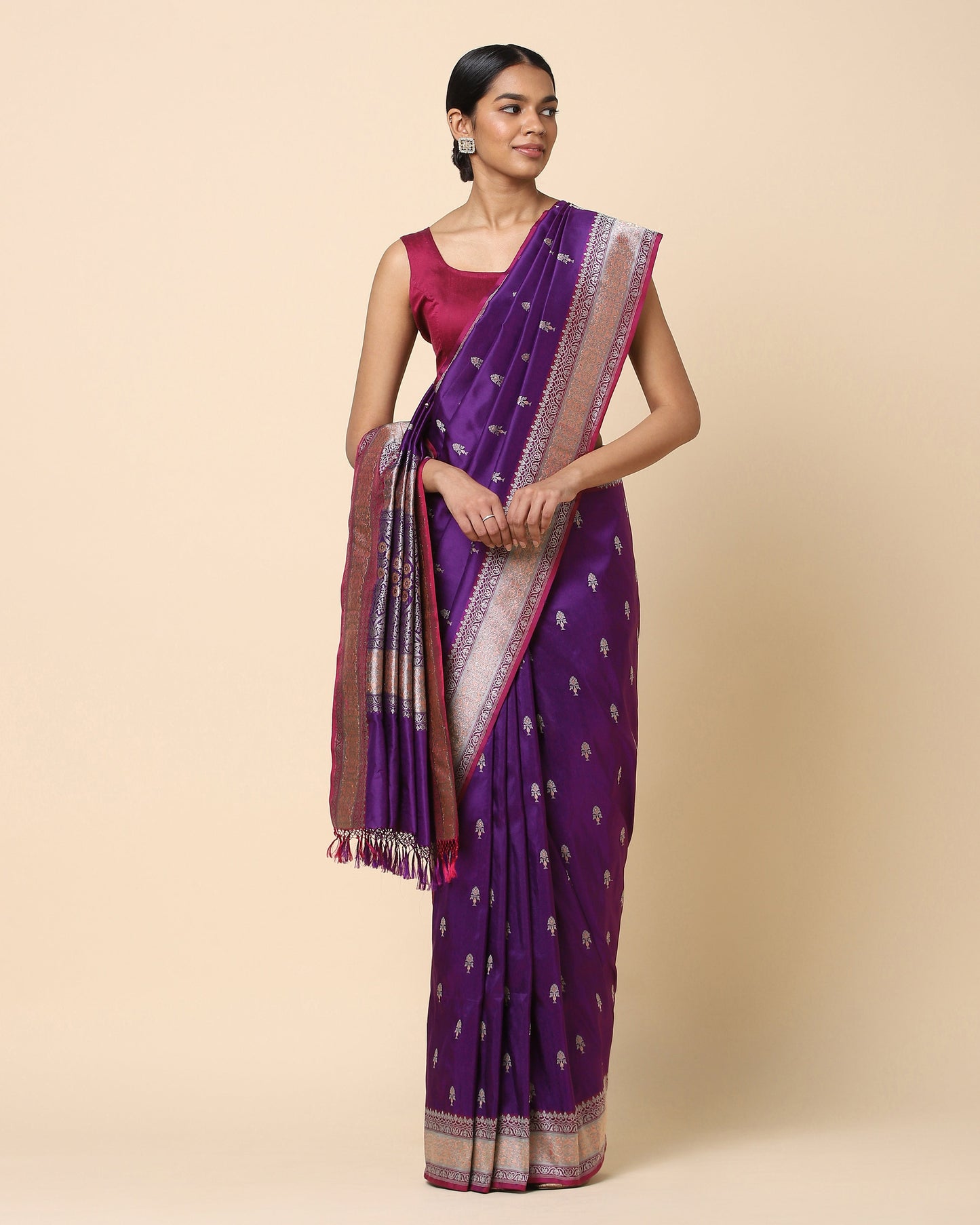 Rambagh Kadwa Silk Saree