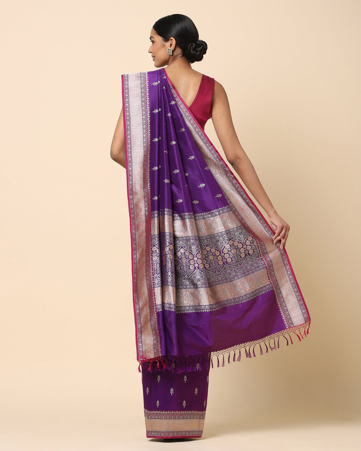 Rambagh Kadwa Silk Saree