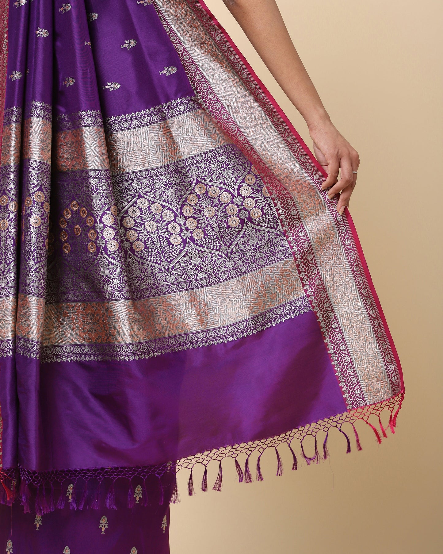 Rambagh Kadwa Silk Saree