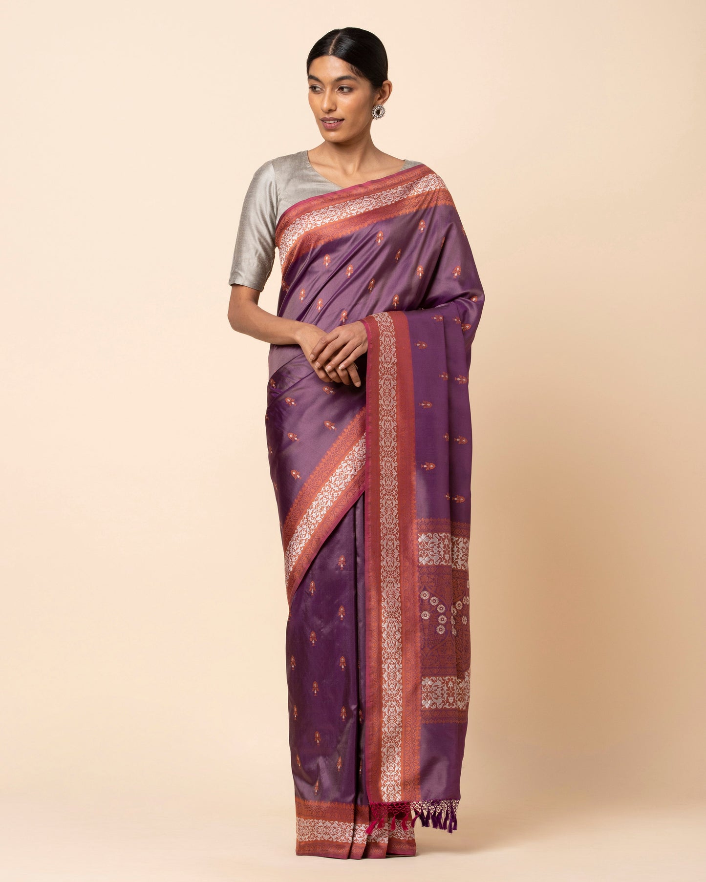 Rambagh Kadwa Silk Saree