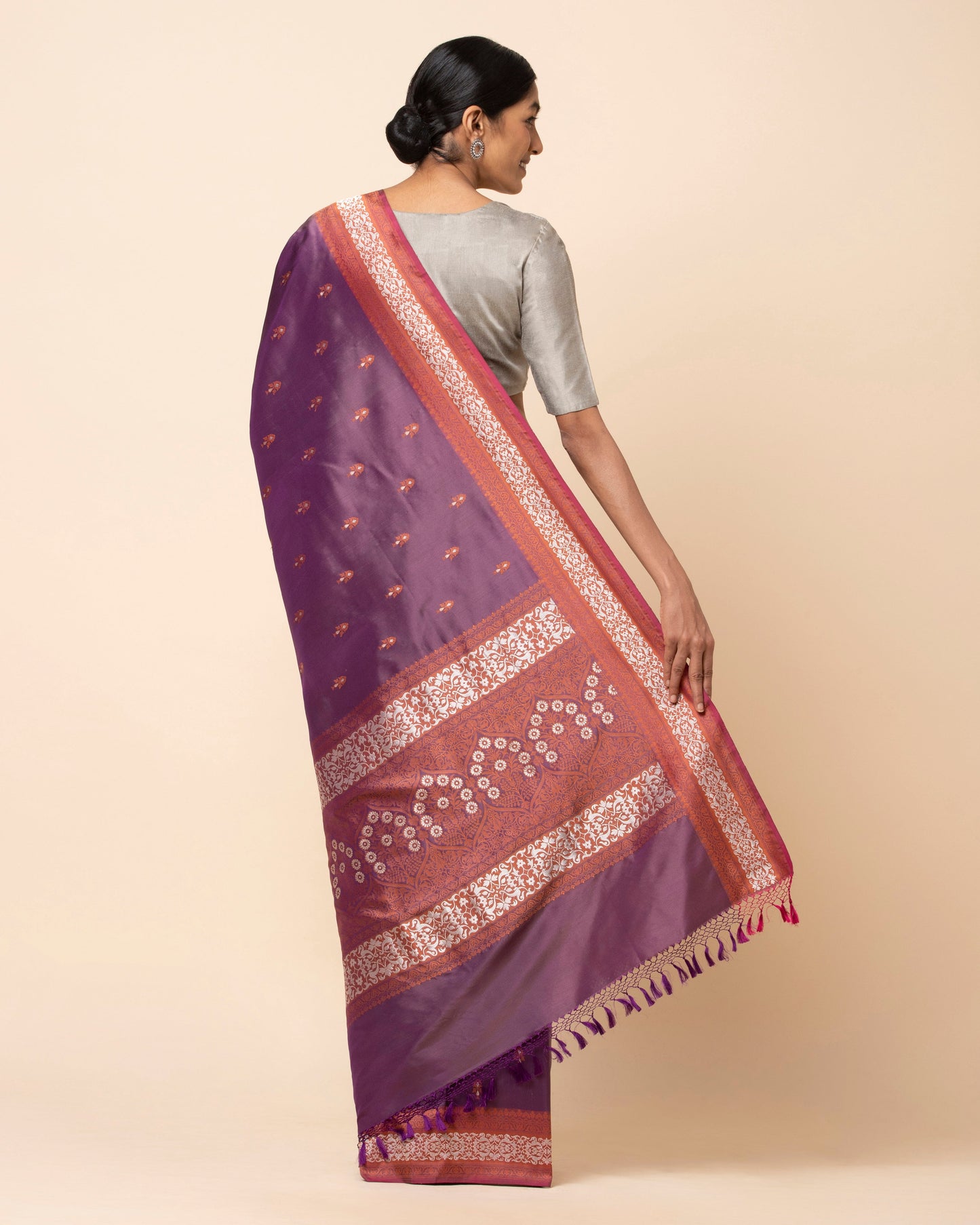 Rambagh Kadwa Silk Saree