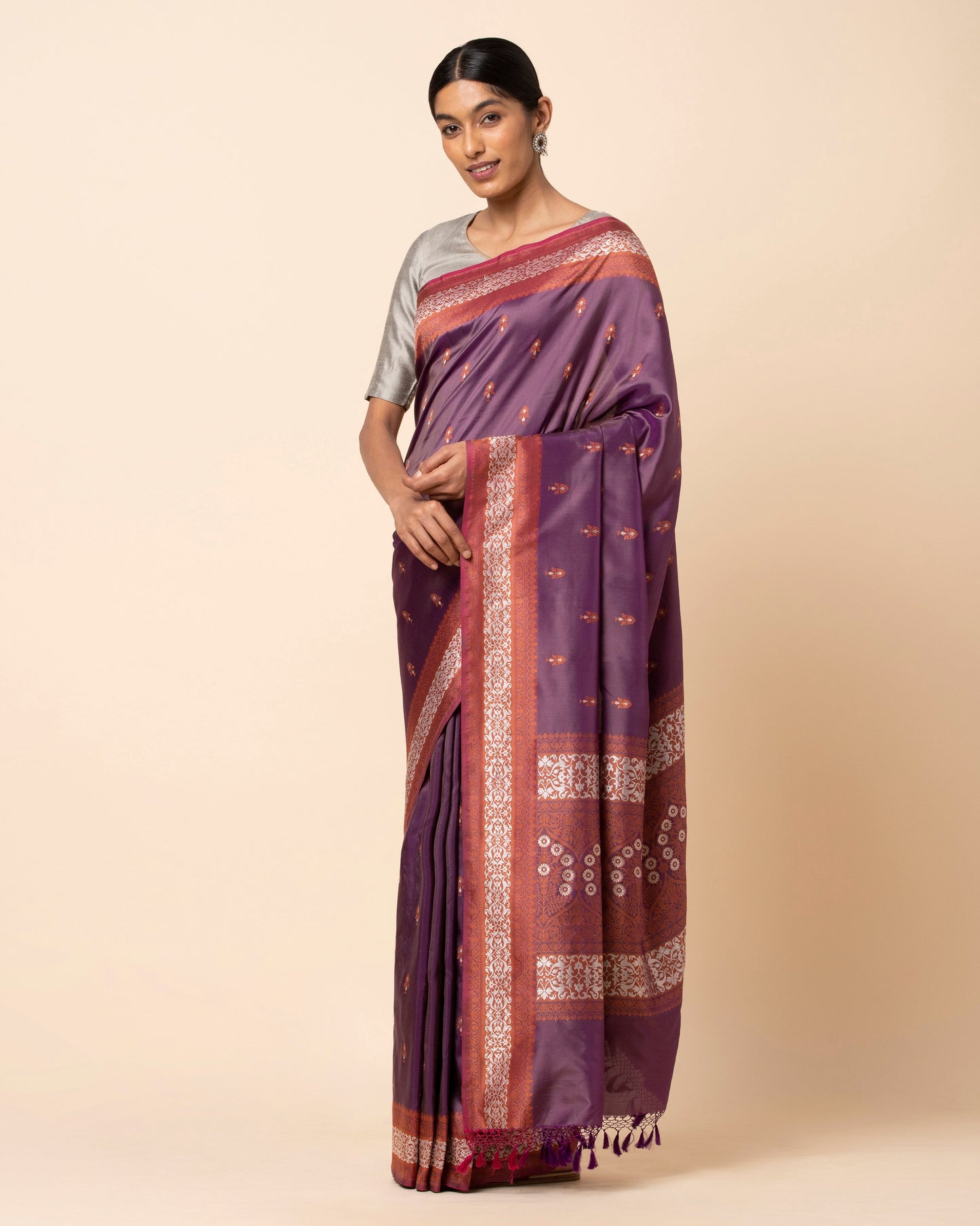 Rambagh Kadwa Silk Saree