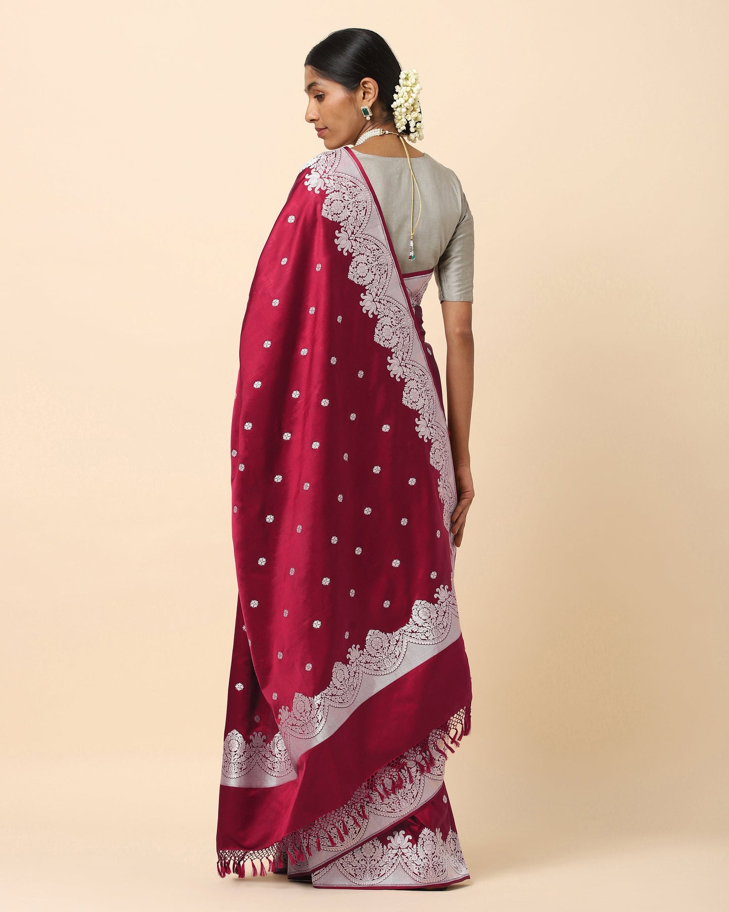 Bansari Mashru Silk Saree