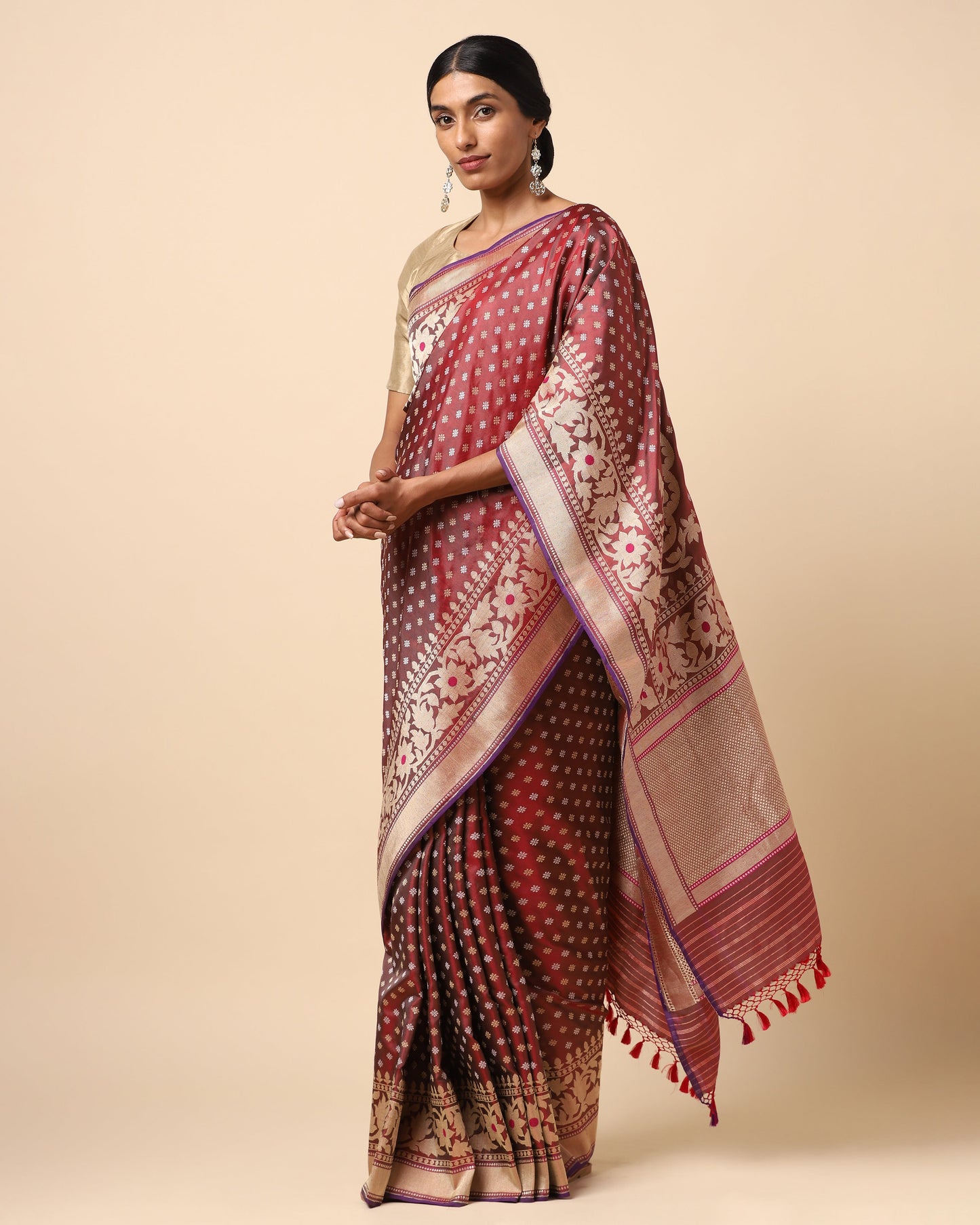 Sananda Jamdani Silk Saree