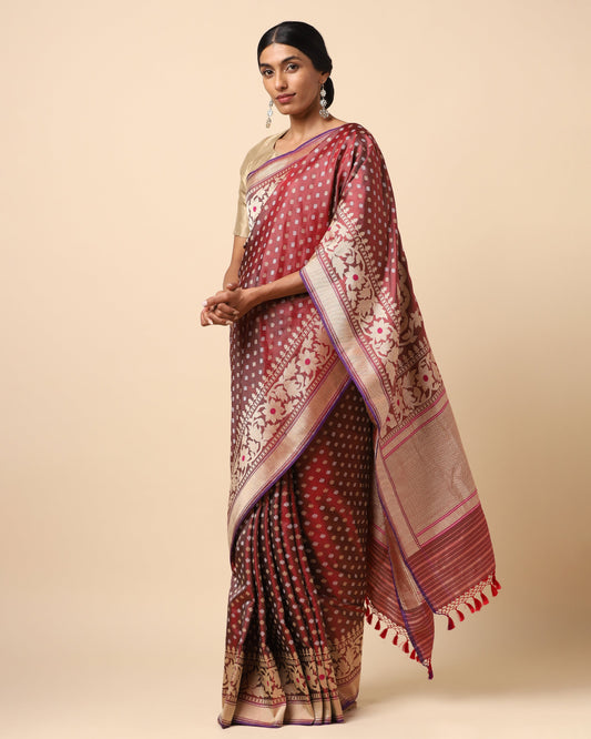 Sananda Jamdani Silk Saree