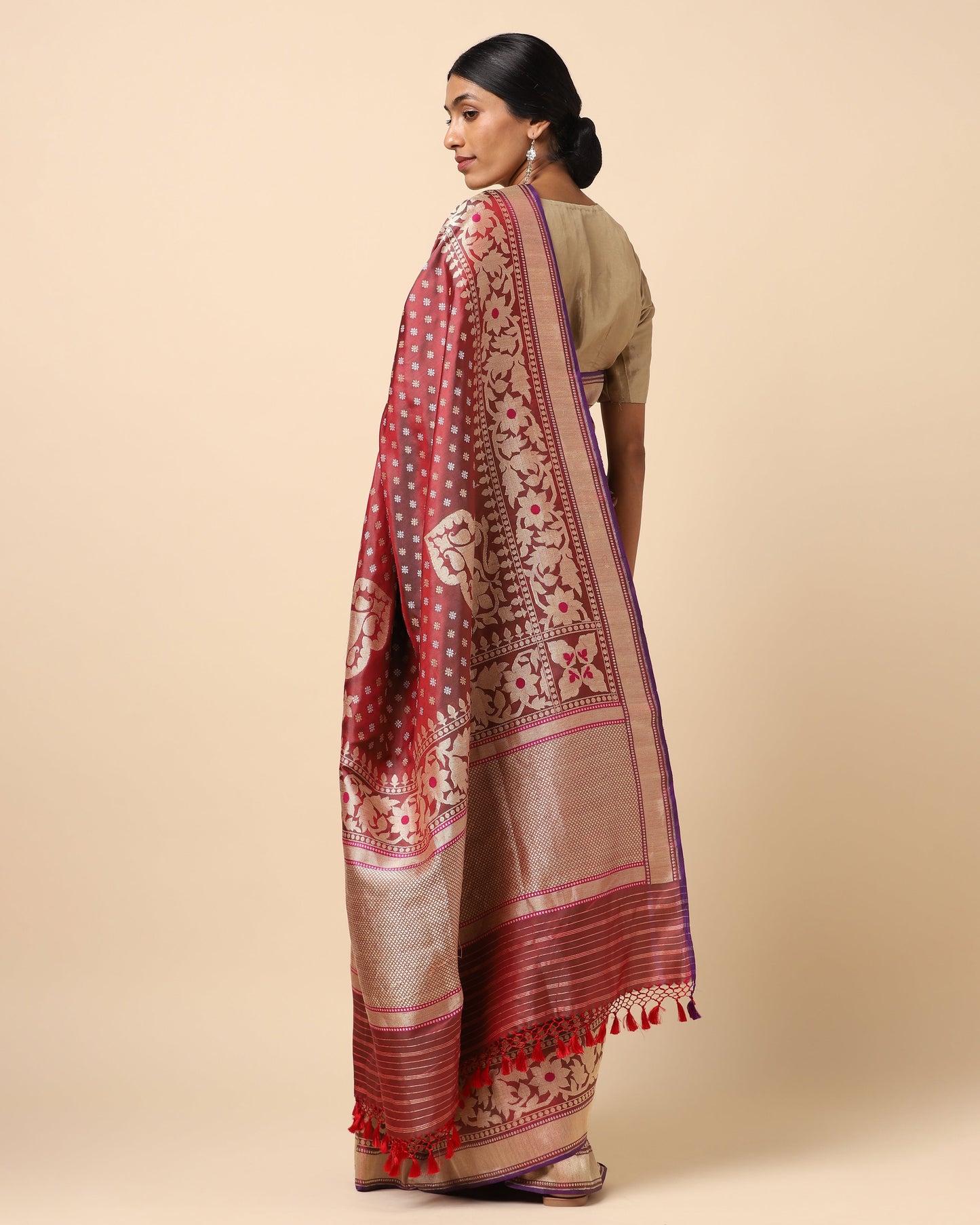 Sananda Jamdani Silk Saree