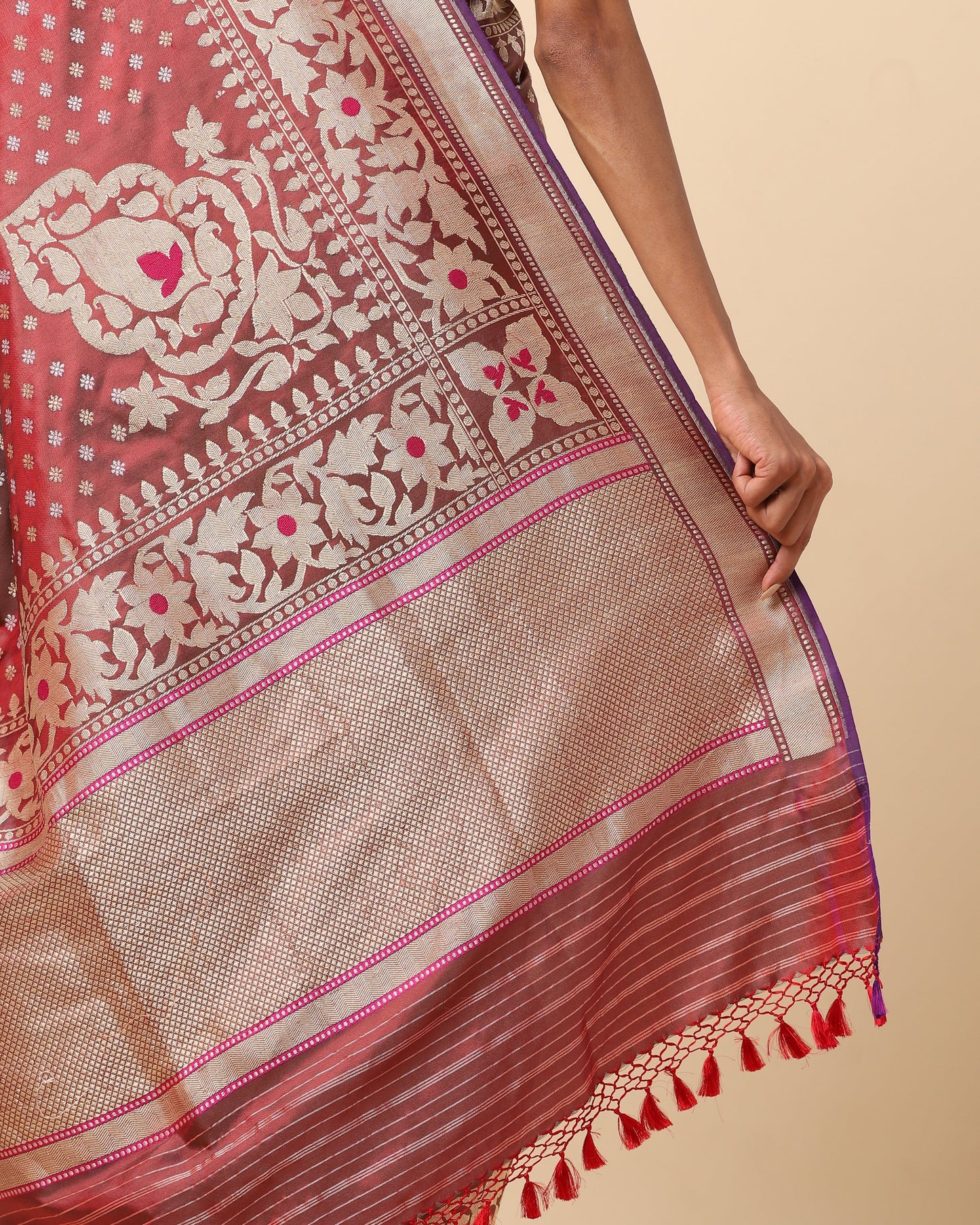 Sananda Jamdani Silk Saree