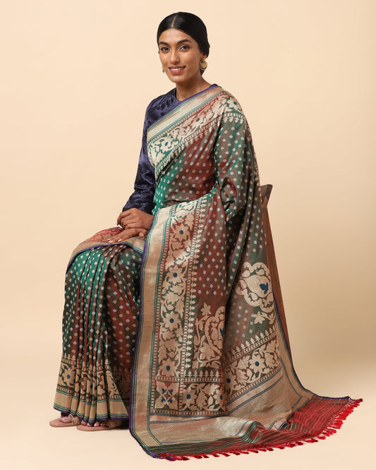 Sananda Jamdani Silk Saree