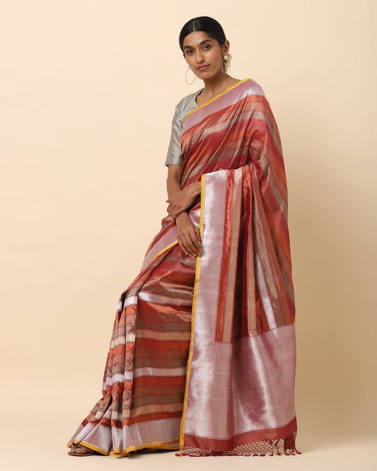 Aurelia Kadwa Silk Saree