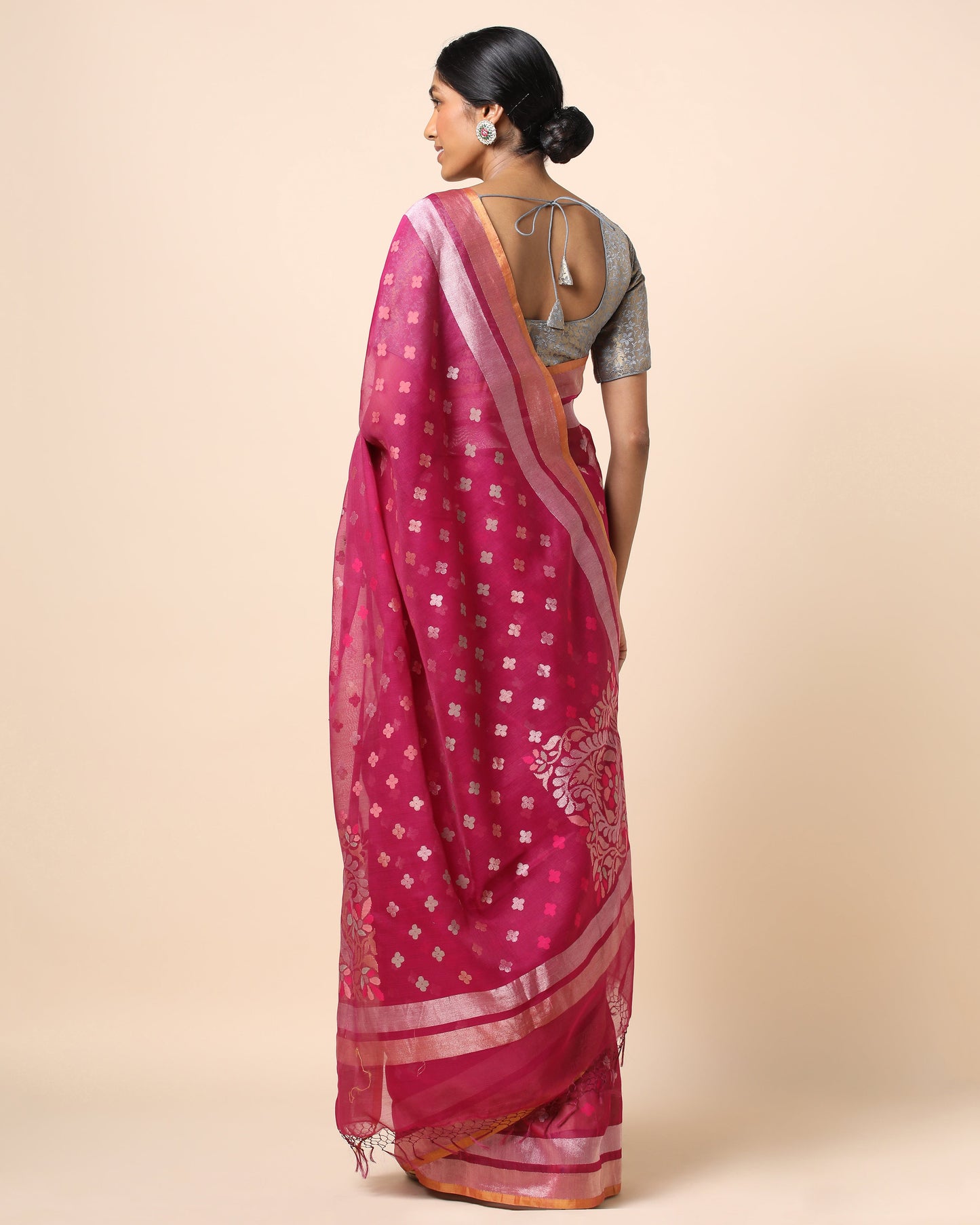 Rudra Jamdani Silk Cotton Saree