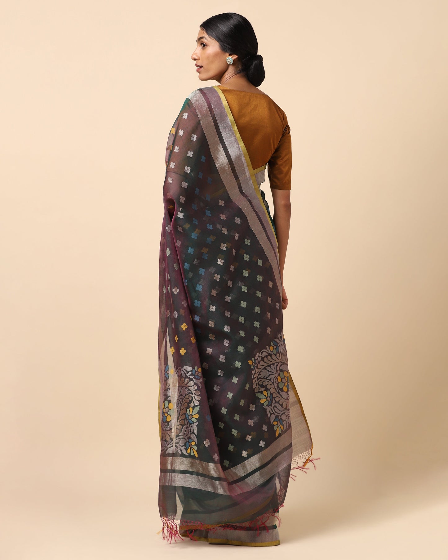 Rudra Jamdani Silk Cotton Saree