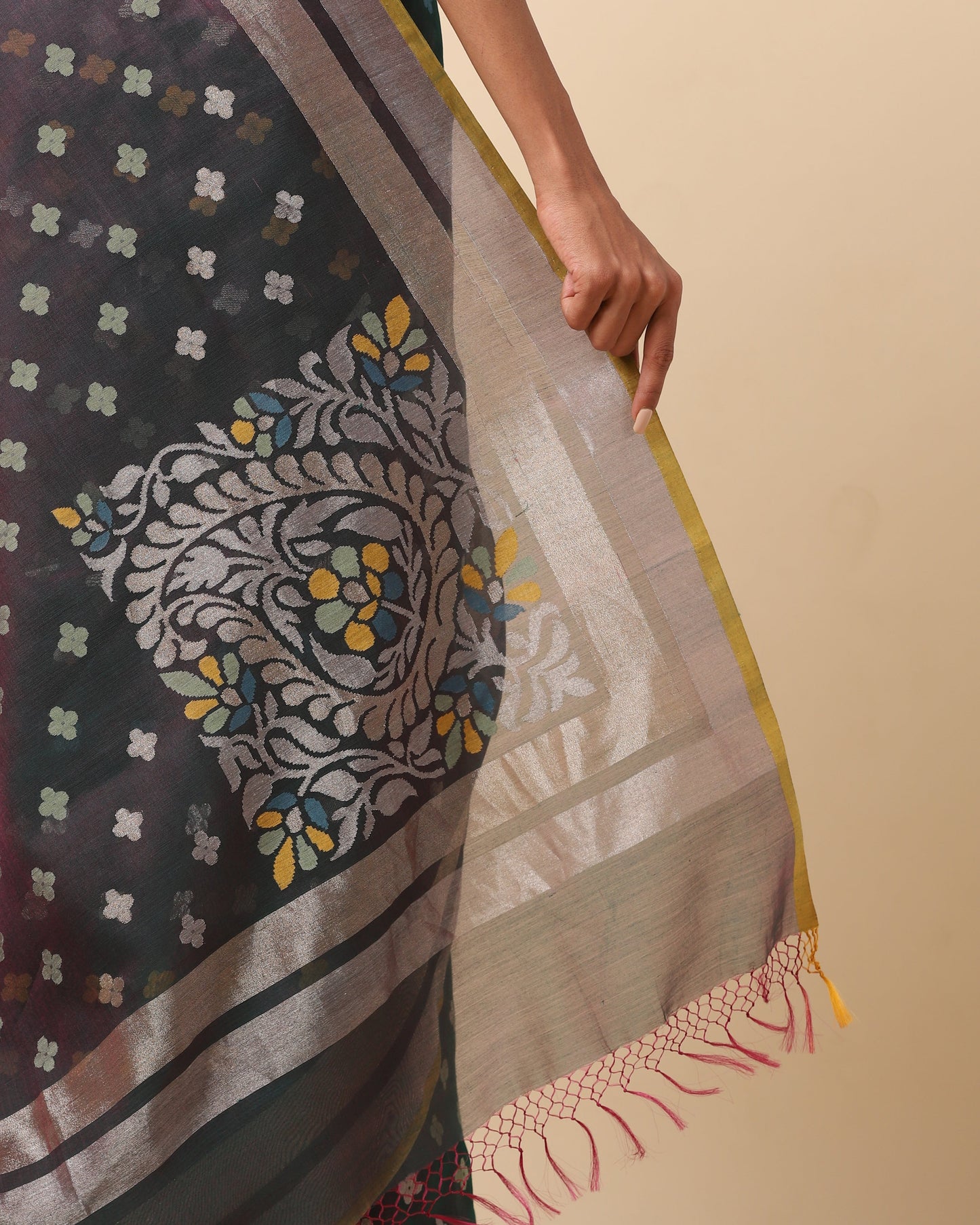 Rudra Jamdani Silk Cotton Saree
