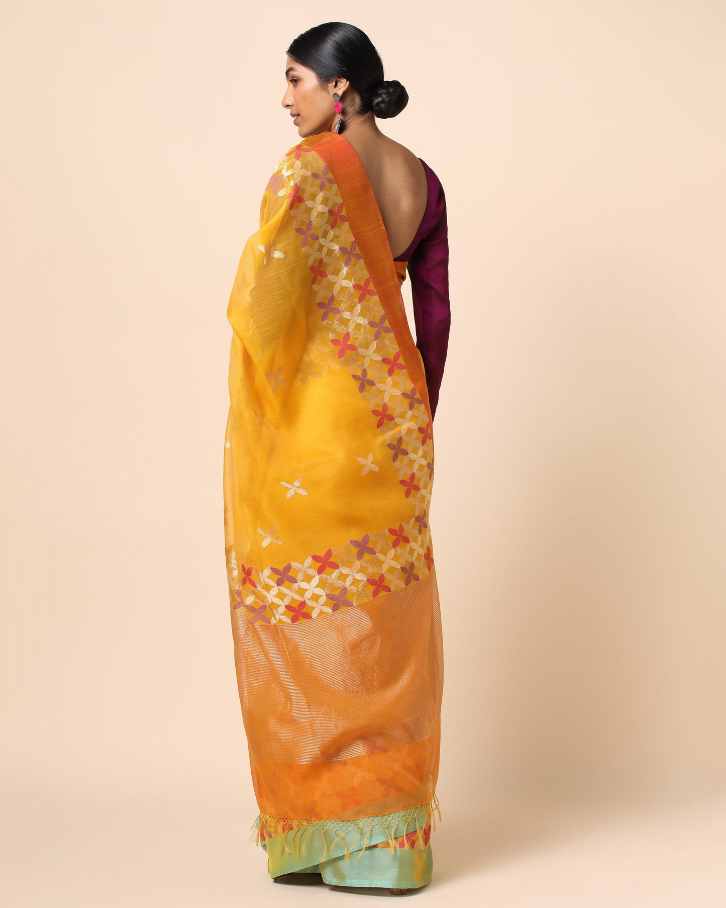 Elanor Jamdani Silk Cotton Saree