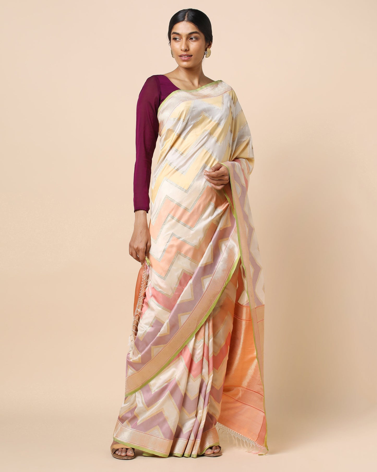 Mehar Rangkaat Kadwa Silk Saree