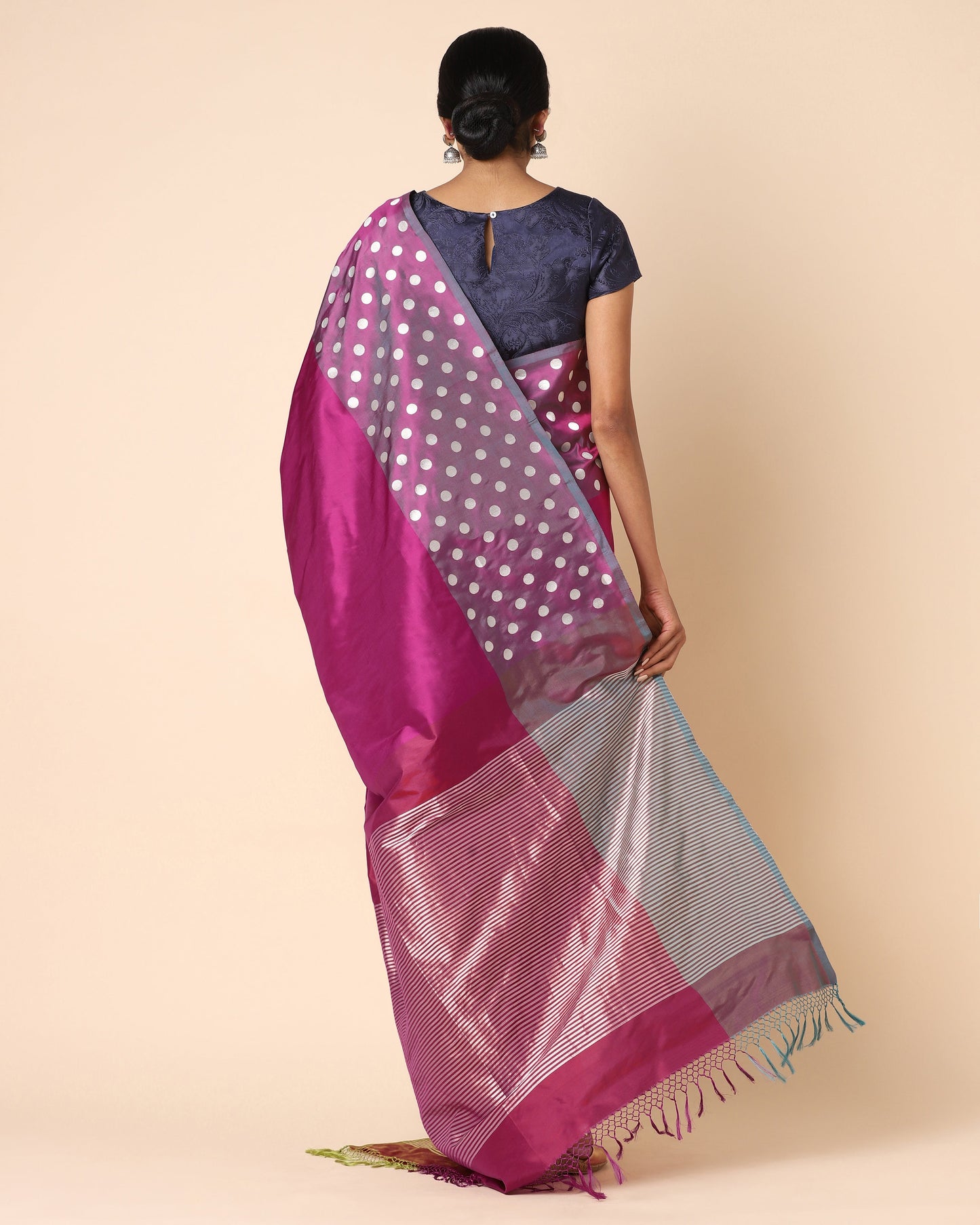 Ashni Cutwork Silk Saree