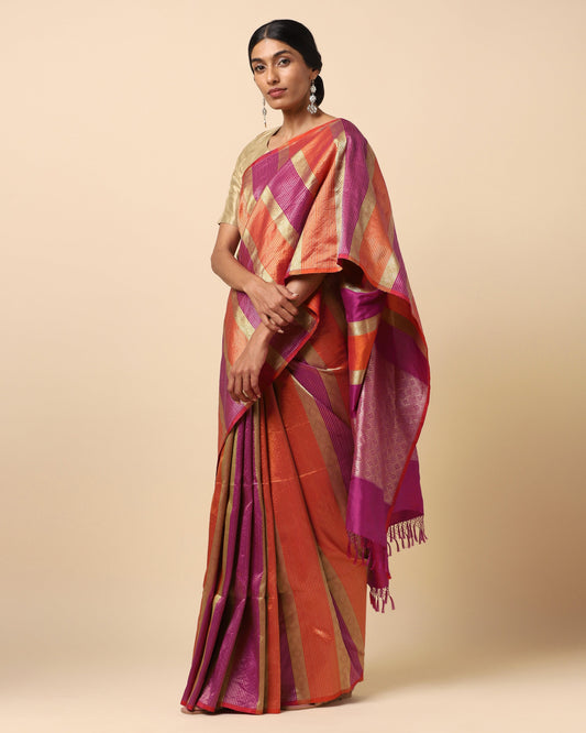 Antika Powdi Silk Saree