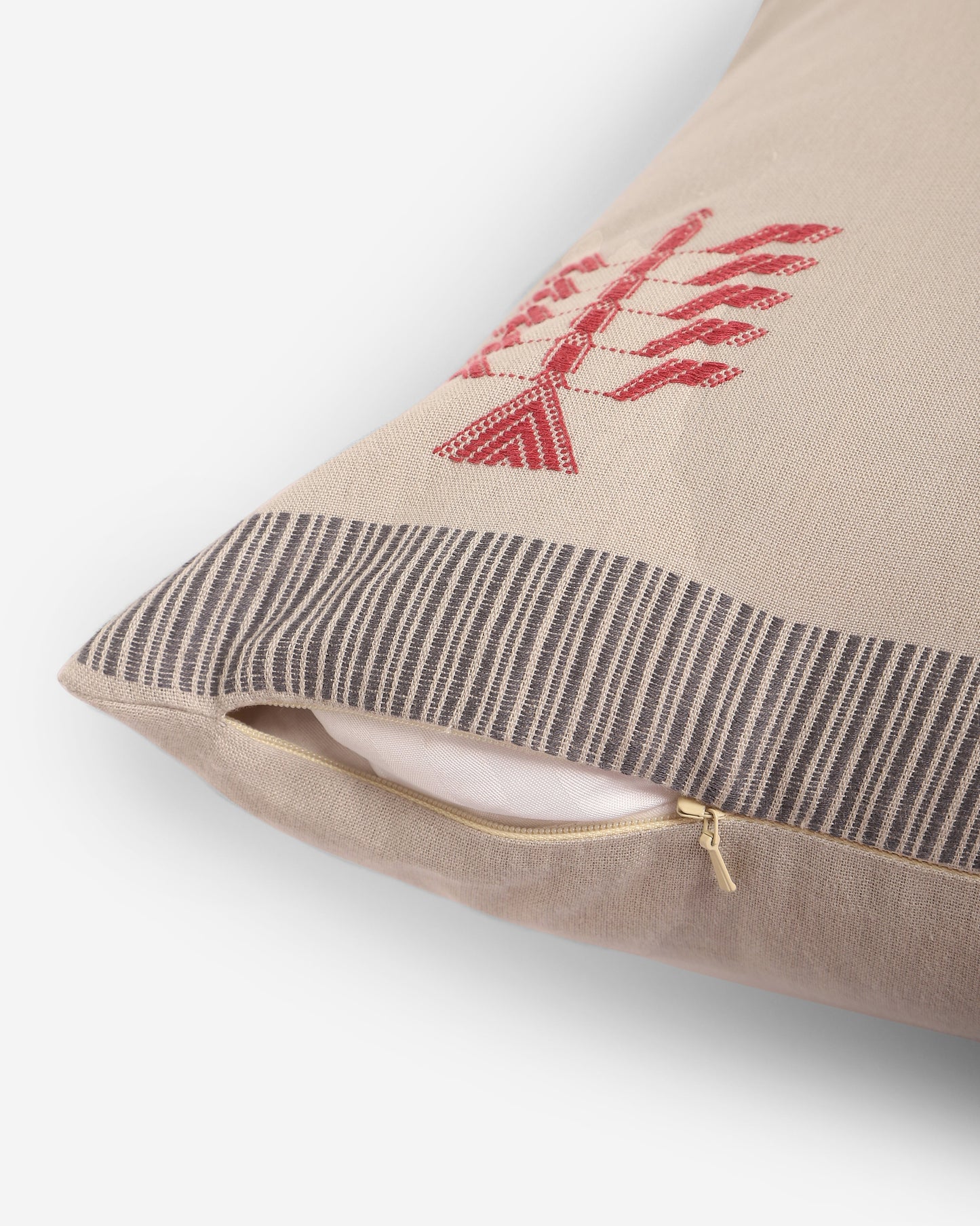 Pushpagiri Extra Weft Cotton Cushion Cover