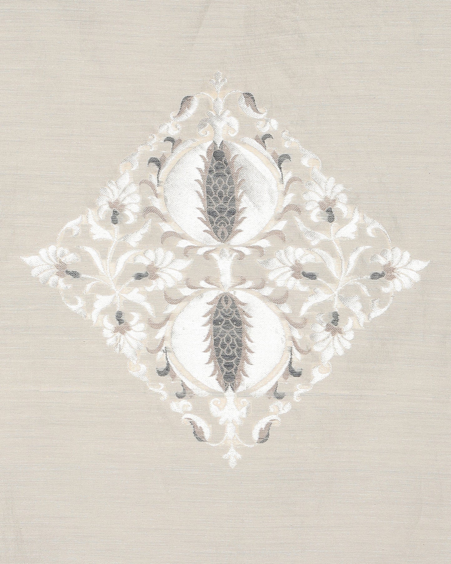 Aslan Powdi Silk Cotton Curtain