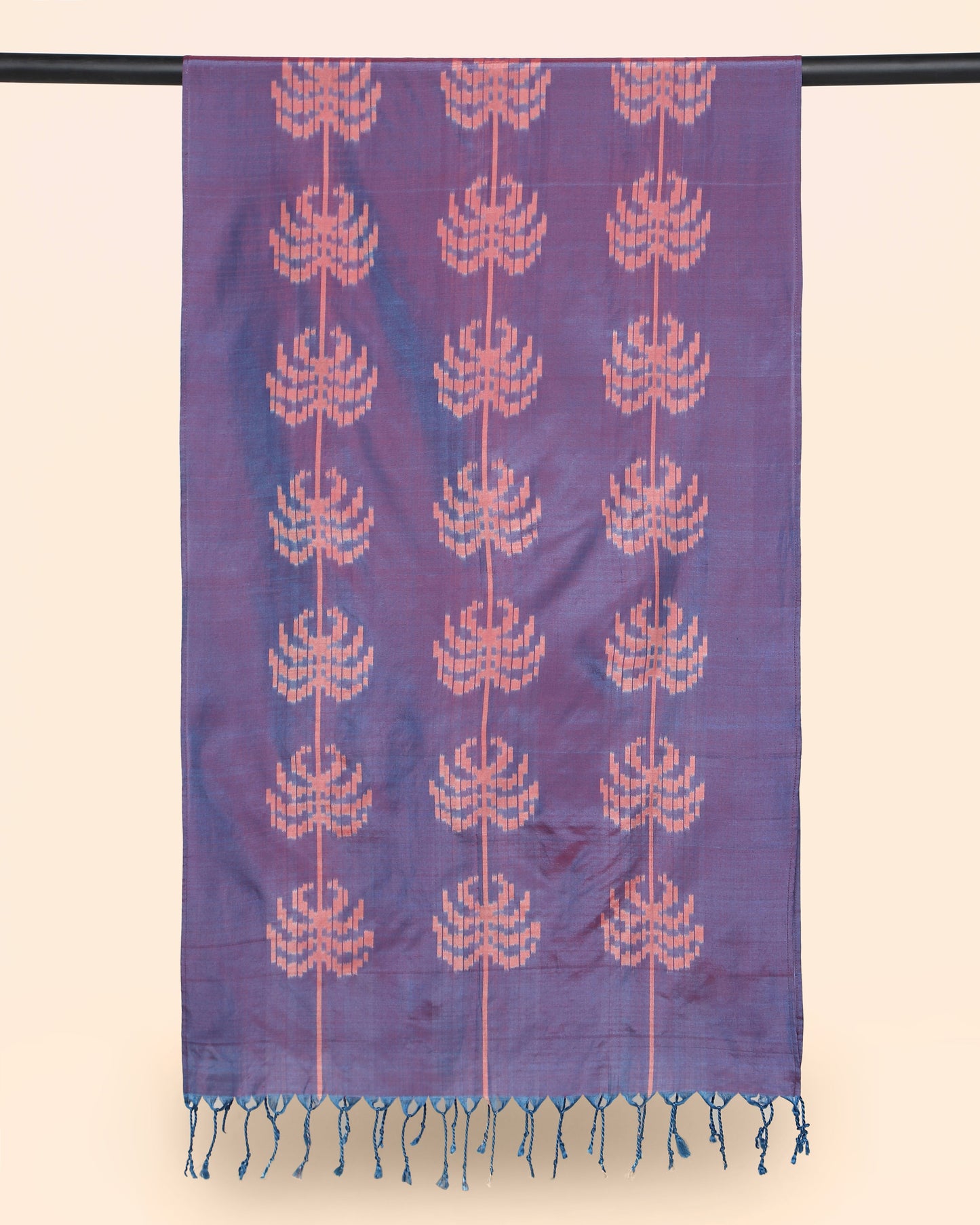 Panaa Warp Ikat Silk Cotton Stole