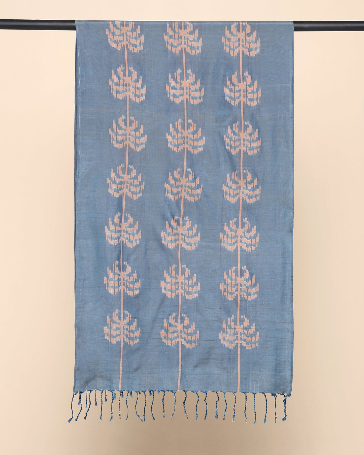 Panaa Warp Ikat Silk Cotton Stole