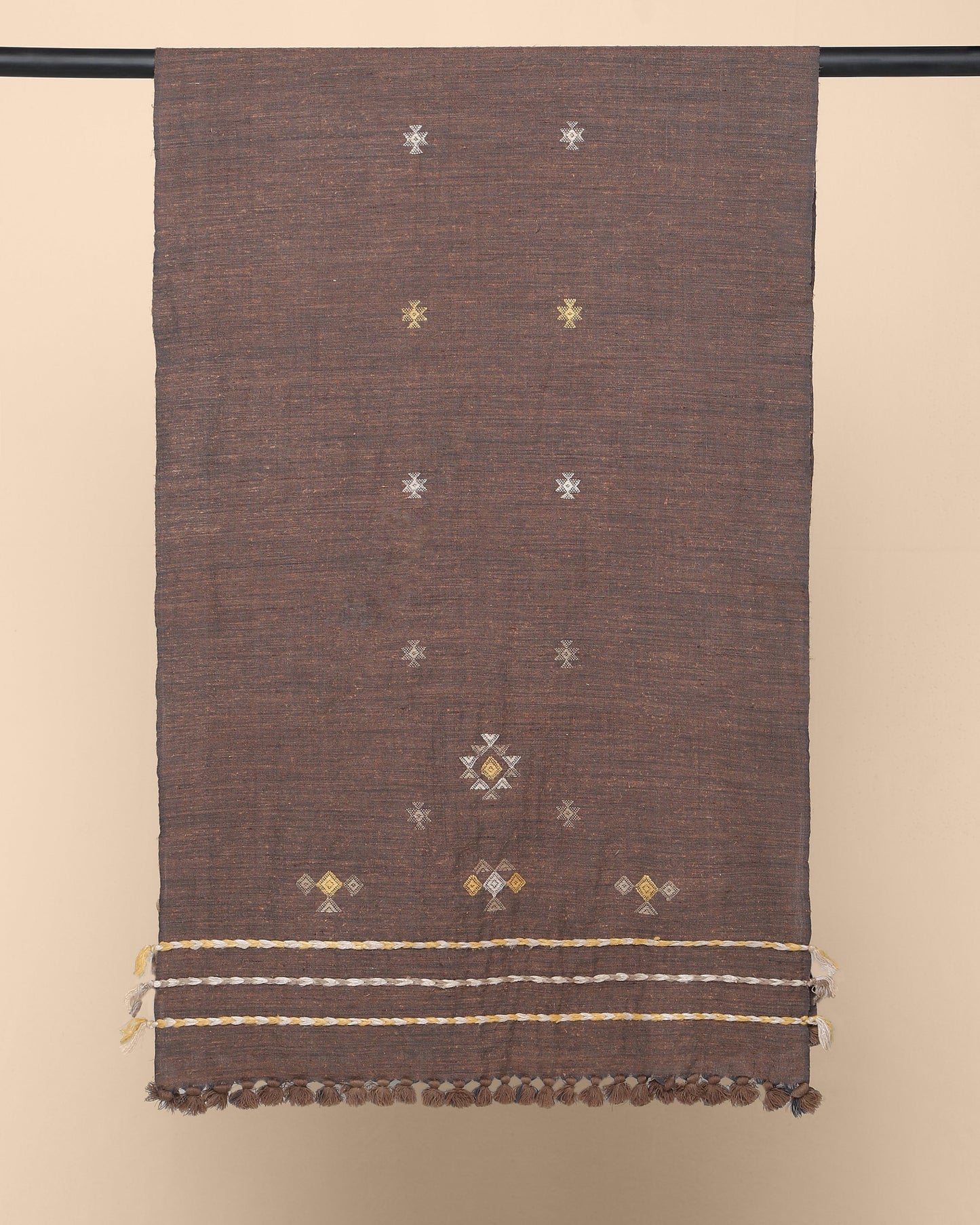 Feliz Extra Weft Wool Silk Stole