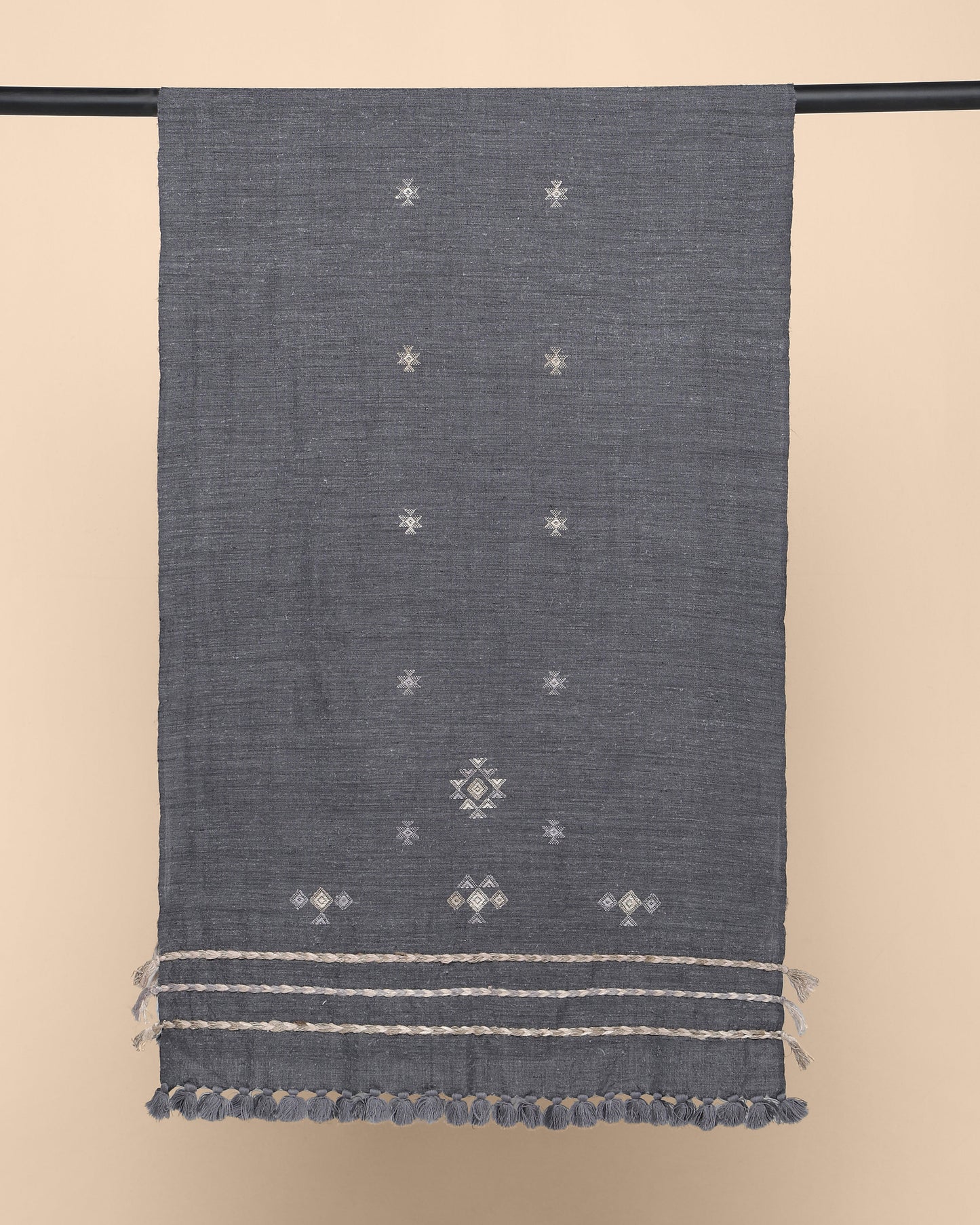 Feliz Extra Weft Wool Silk Stole