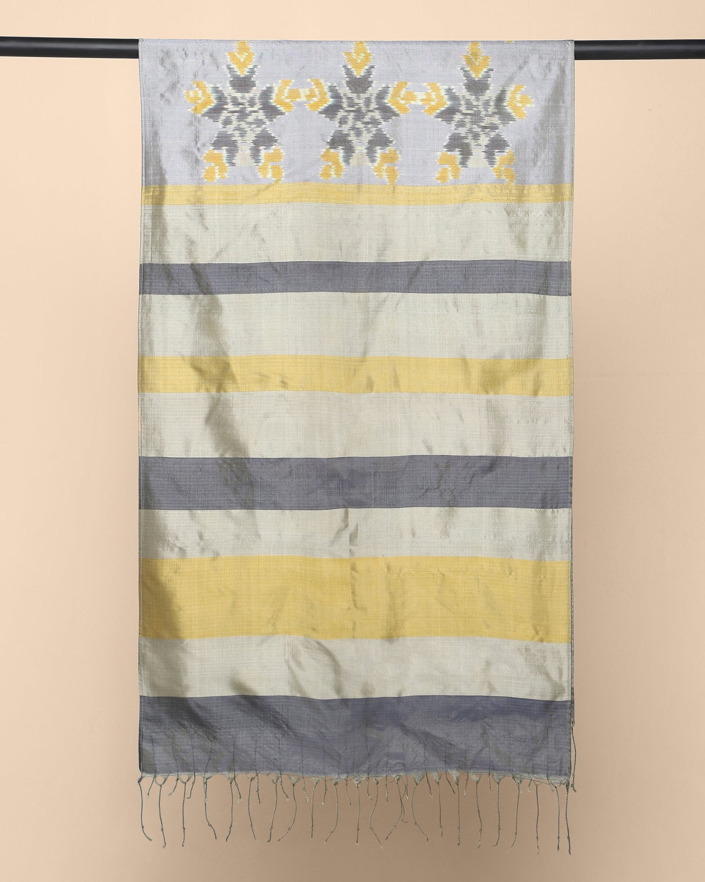 Fatma Weft Ikat Silk Stole