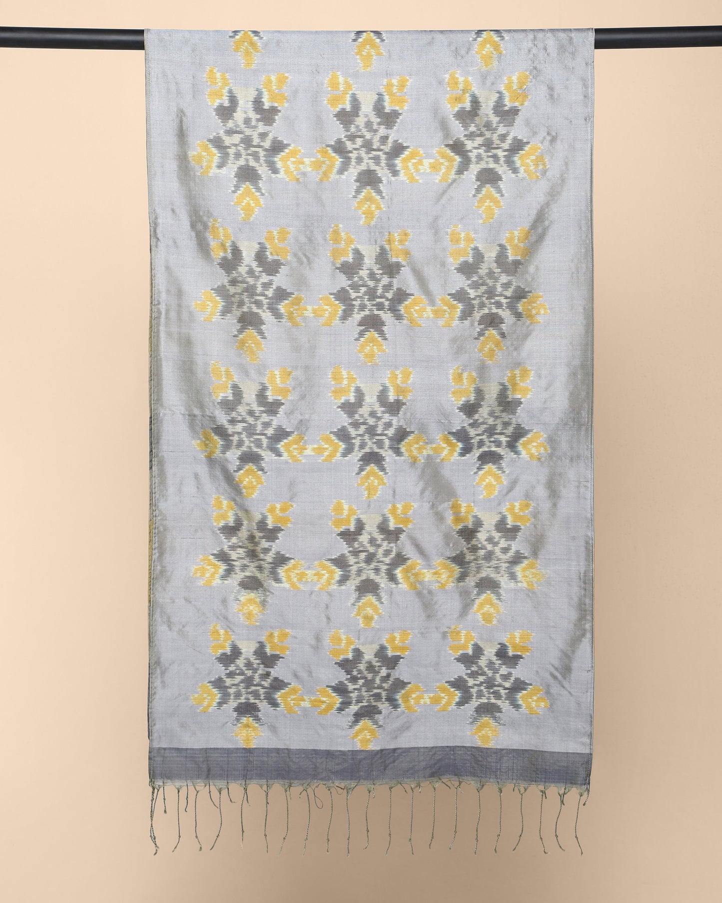 Fatma Weft Ikat Silk Stole