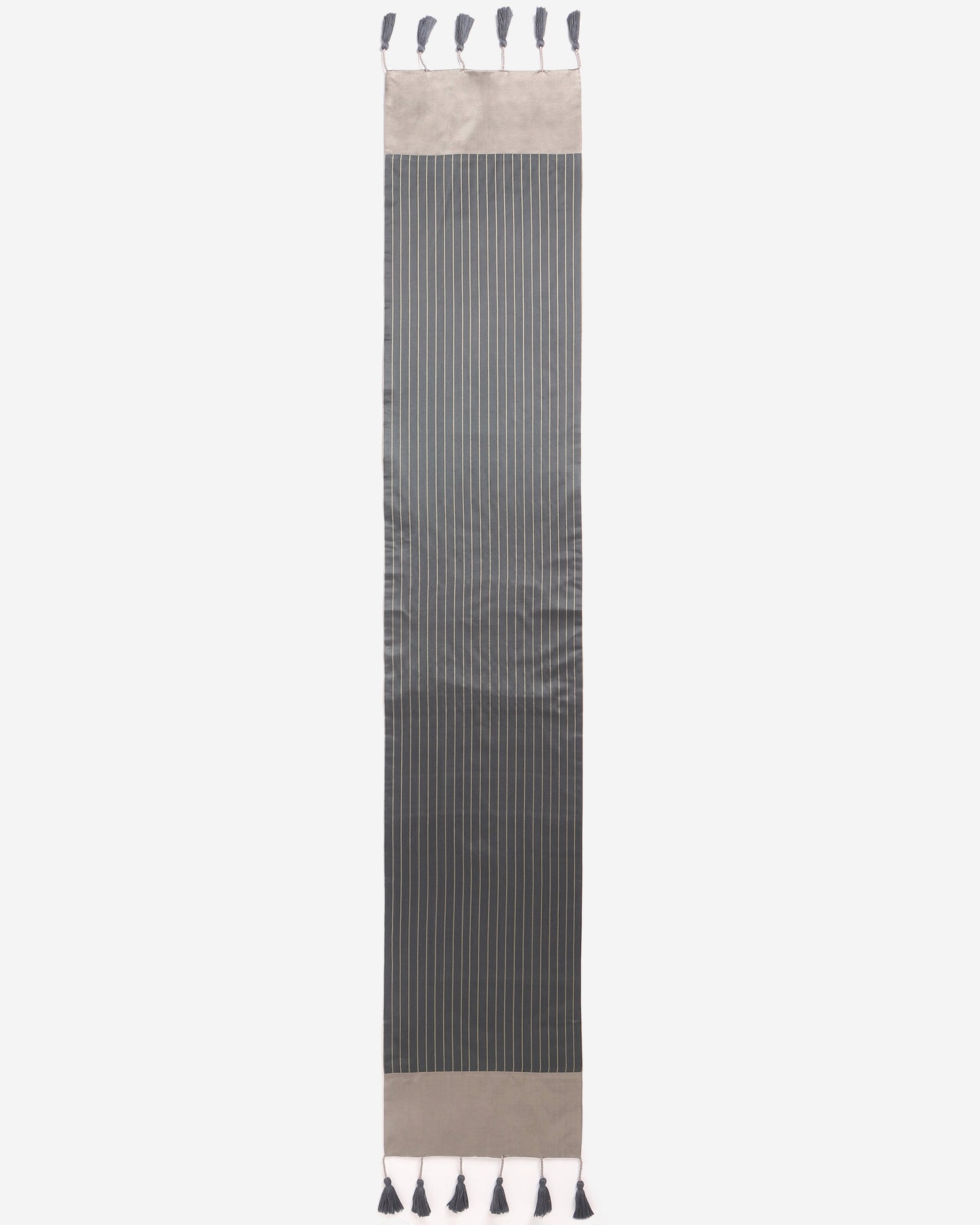 Stripe Satin Silk Cotton Table Runner