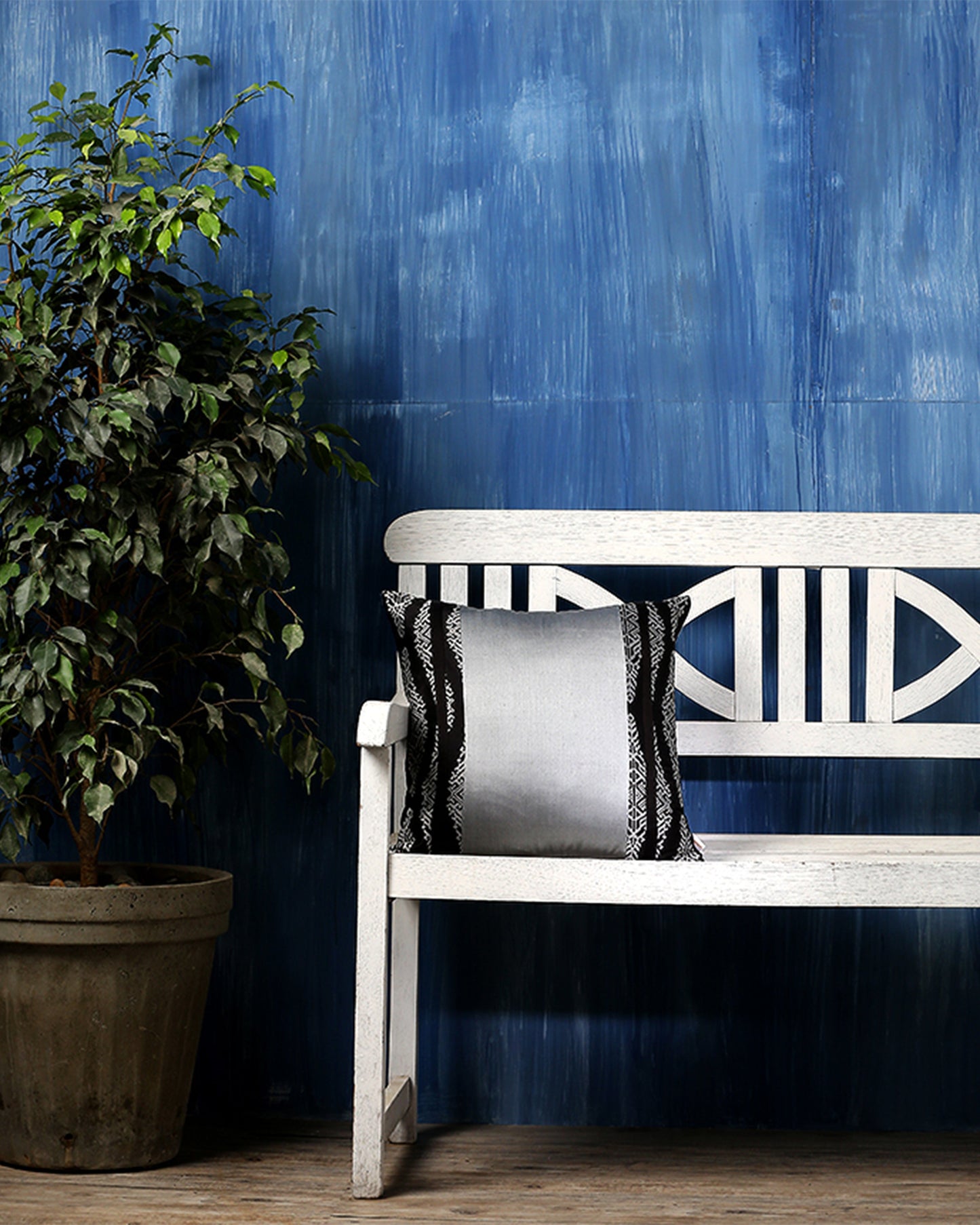 Barfi Satin Brocade Silk Cushion Cover