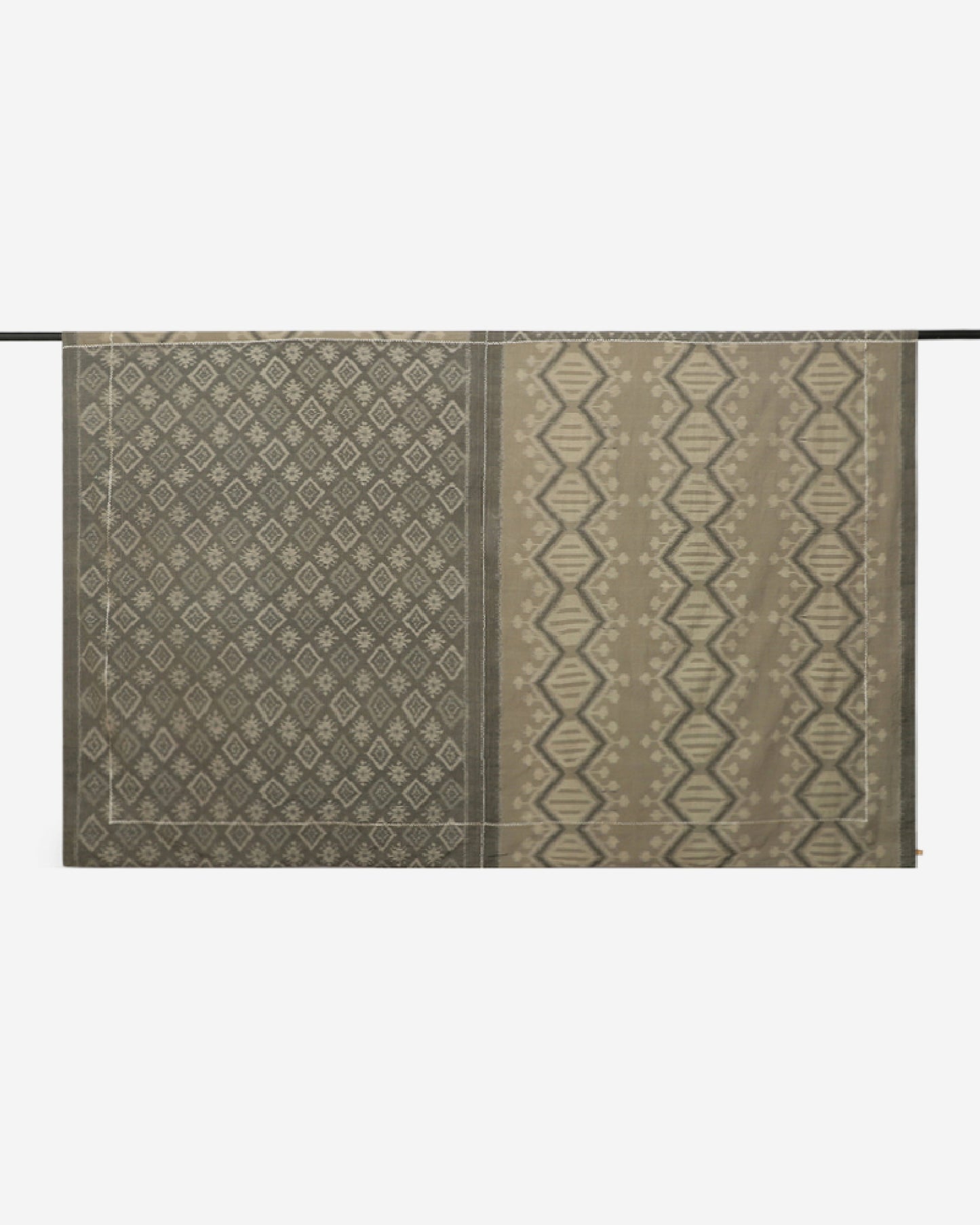 Meher Rabya Weft Ikat Cotton Bed Cover