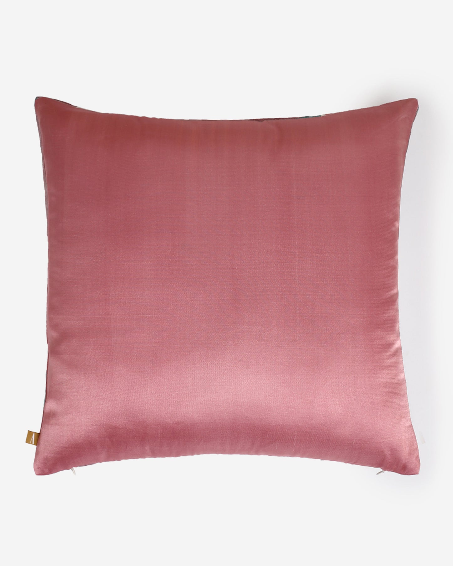 Birch Weft Ikat Silk Cotton Cushion Cover