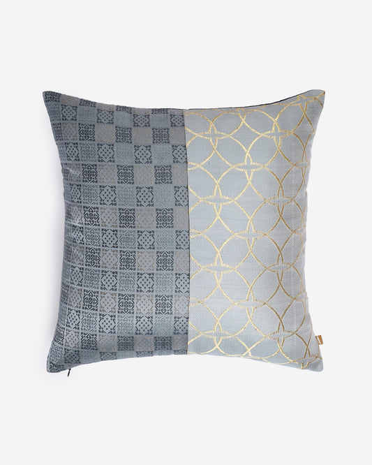 Quartre Foil Tanchoi Silk Cushion Cover