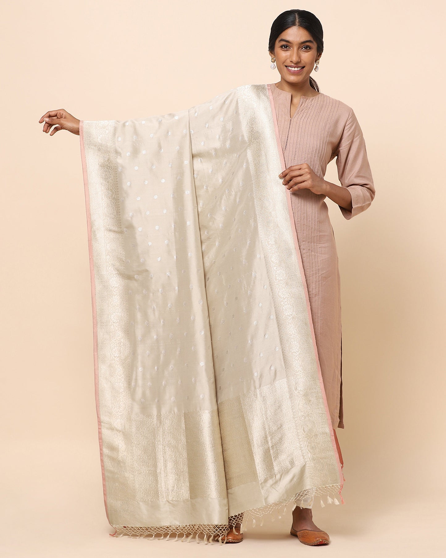 Sonmarg Kadwa Silk Dupatta