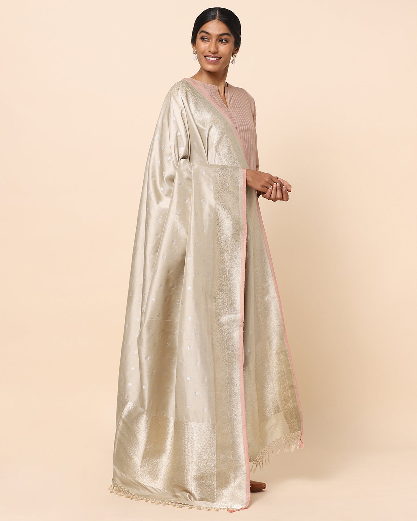 Sonmarg Kadwa Silk Dupatta