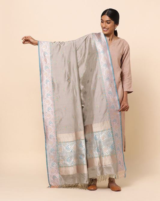 Tillotama Kadwa Silk Dupatta
