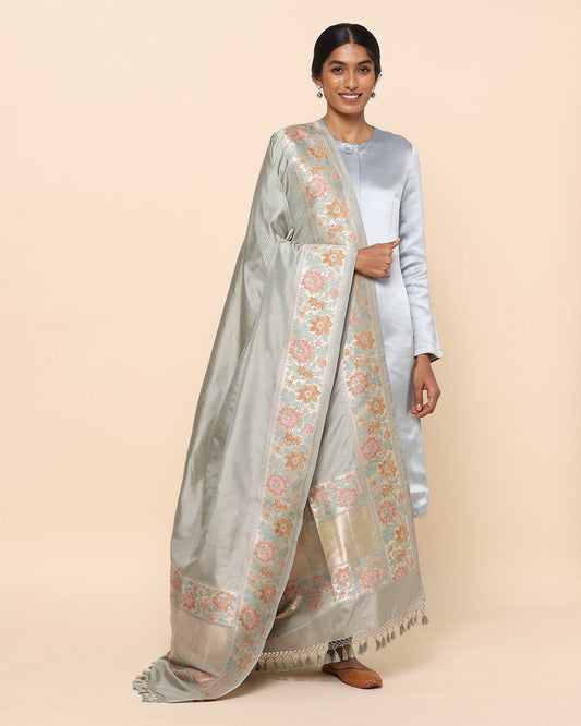 Parsi Kadwa Silk Dupatta