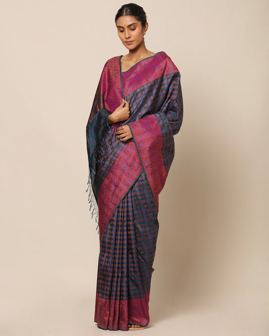 Nargis Fekwa Silk Saree