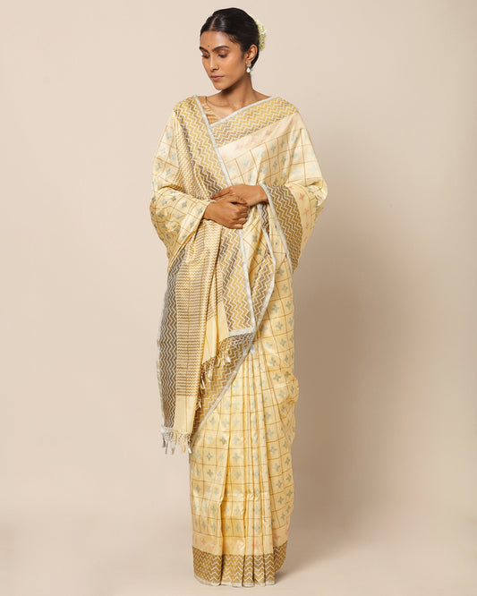 Chathur Kadwa Silk Saree