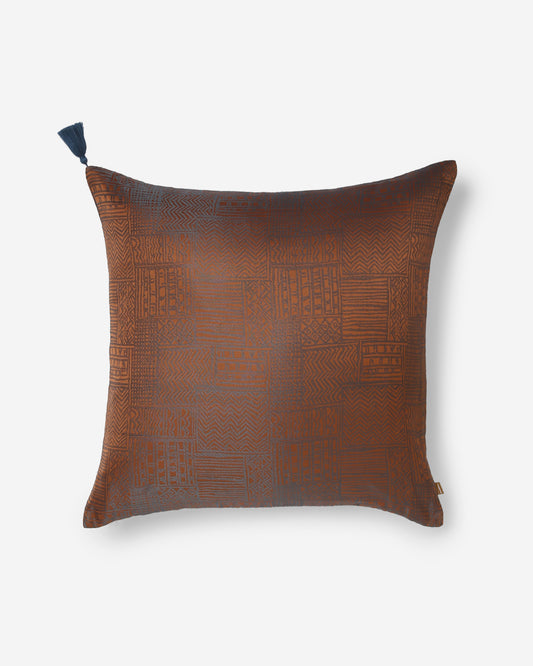 Yoruba Tanchoi Silk Cushion Cover