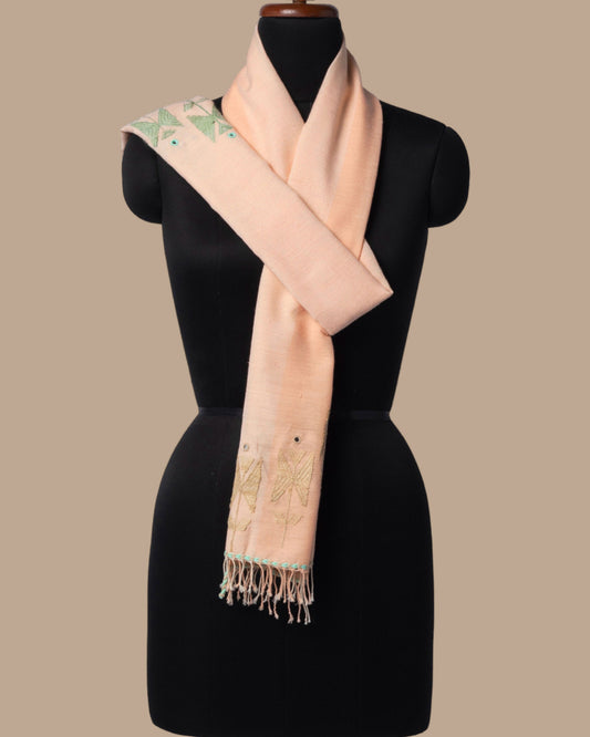 Primrose Extra Weft Cotton Silk Stole