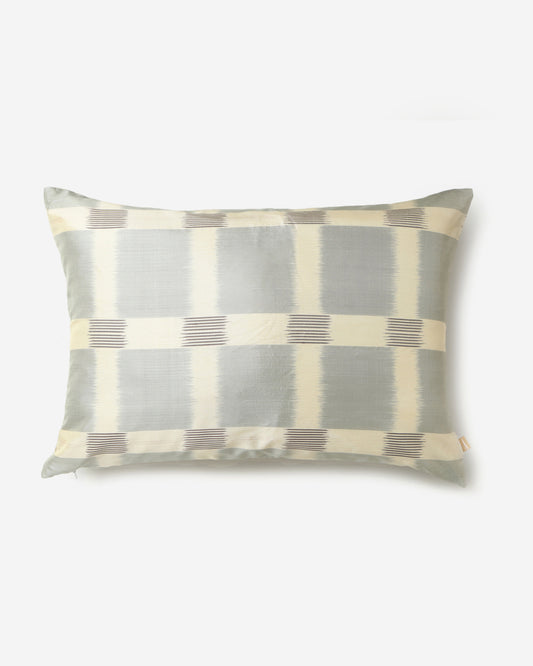 Tile Weft Ikat Silk Cushion Cover