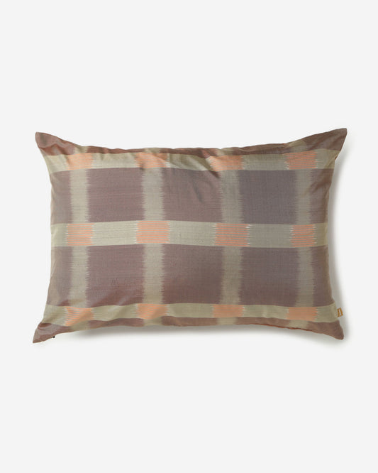 Tile Weft Ikat Silk Cushion Cover