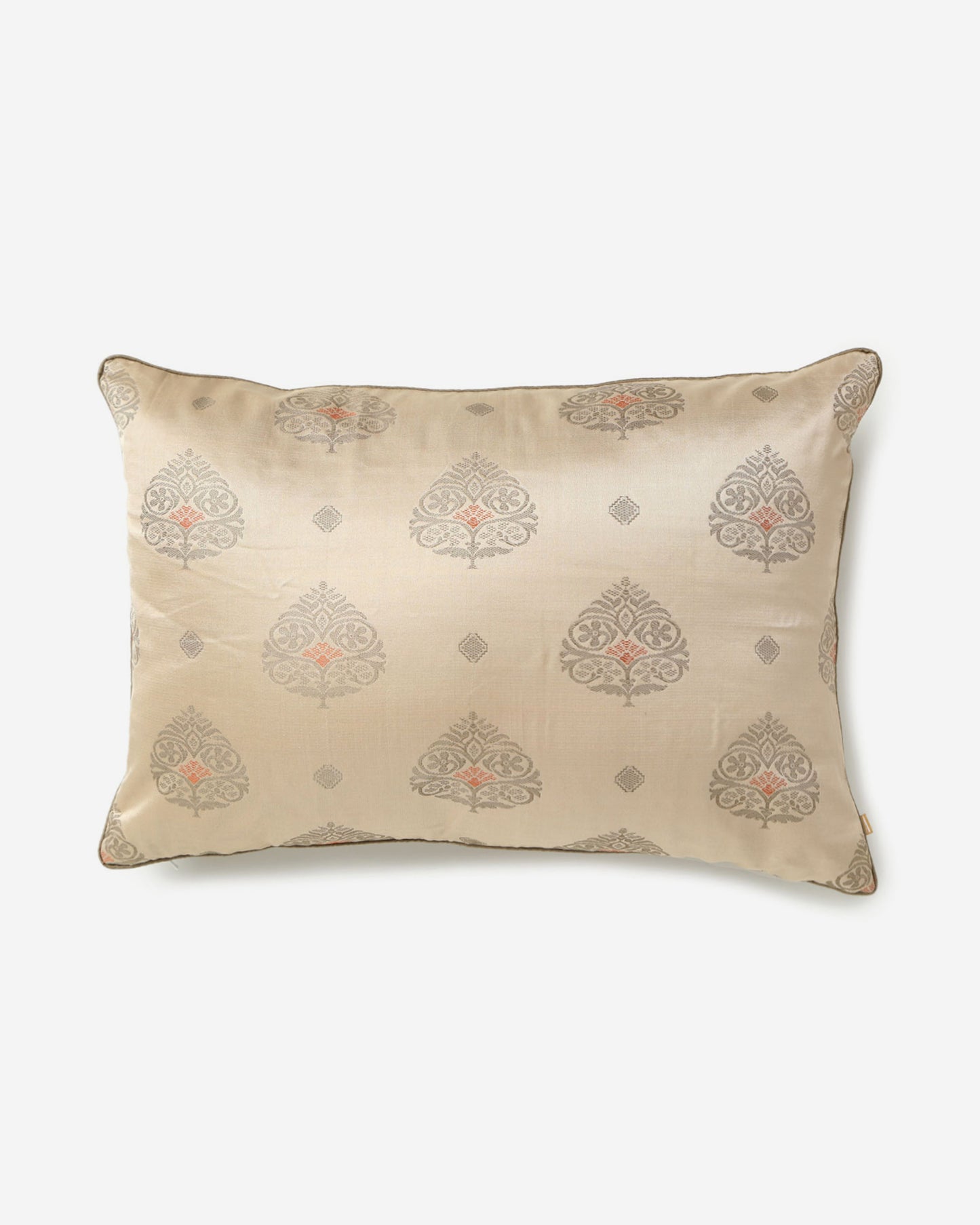 Gopi Satin Brocade Silk Cotton Cushion Cover