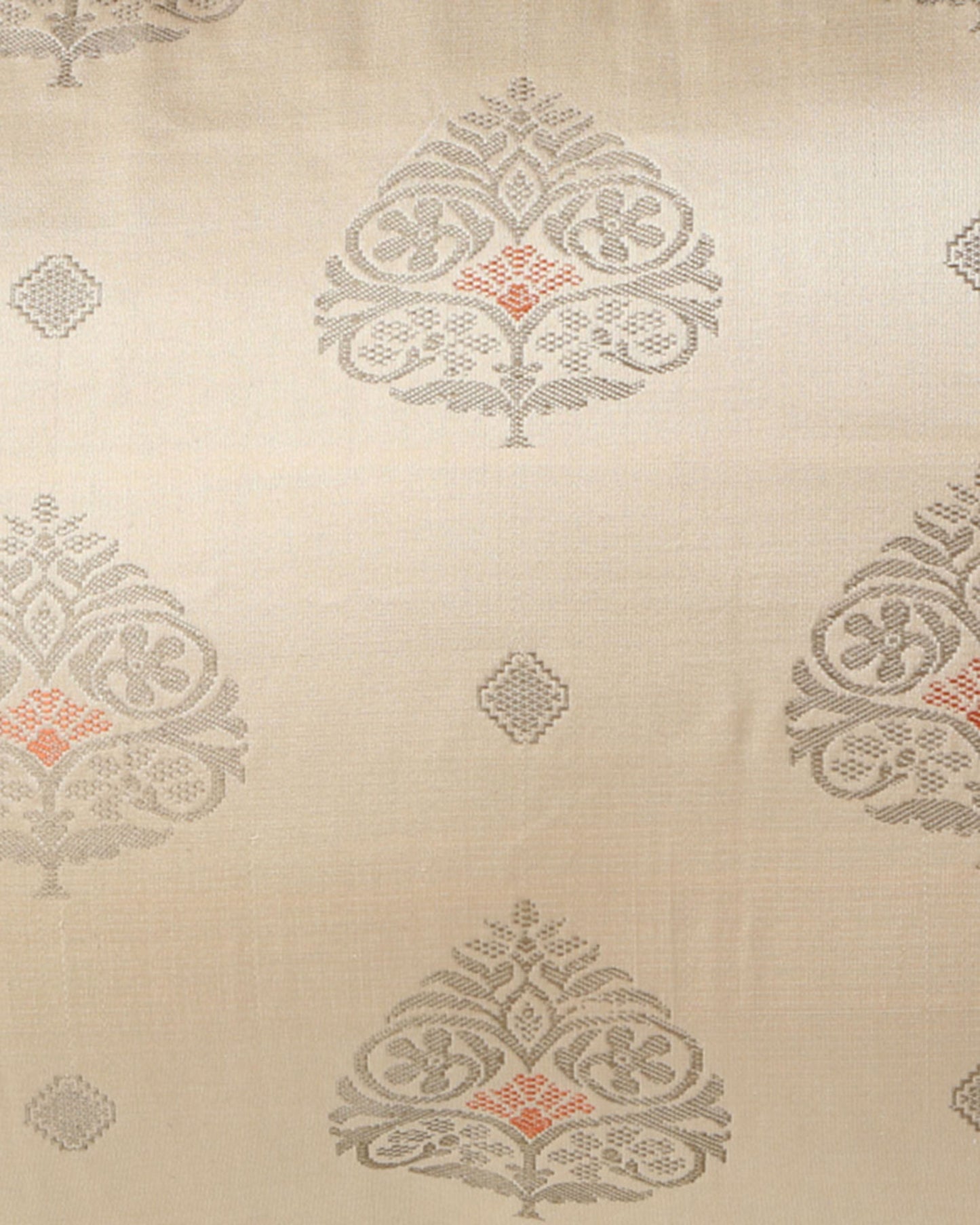 Gopi Satin Brocade Silk Cotton Cushion Cover