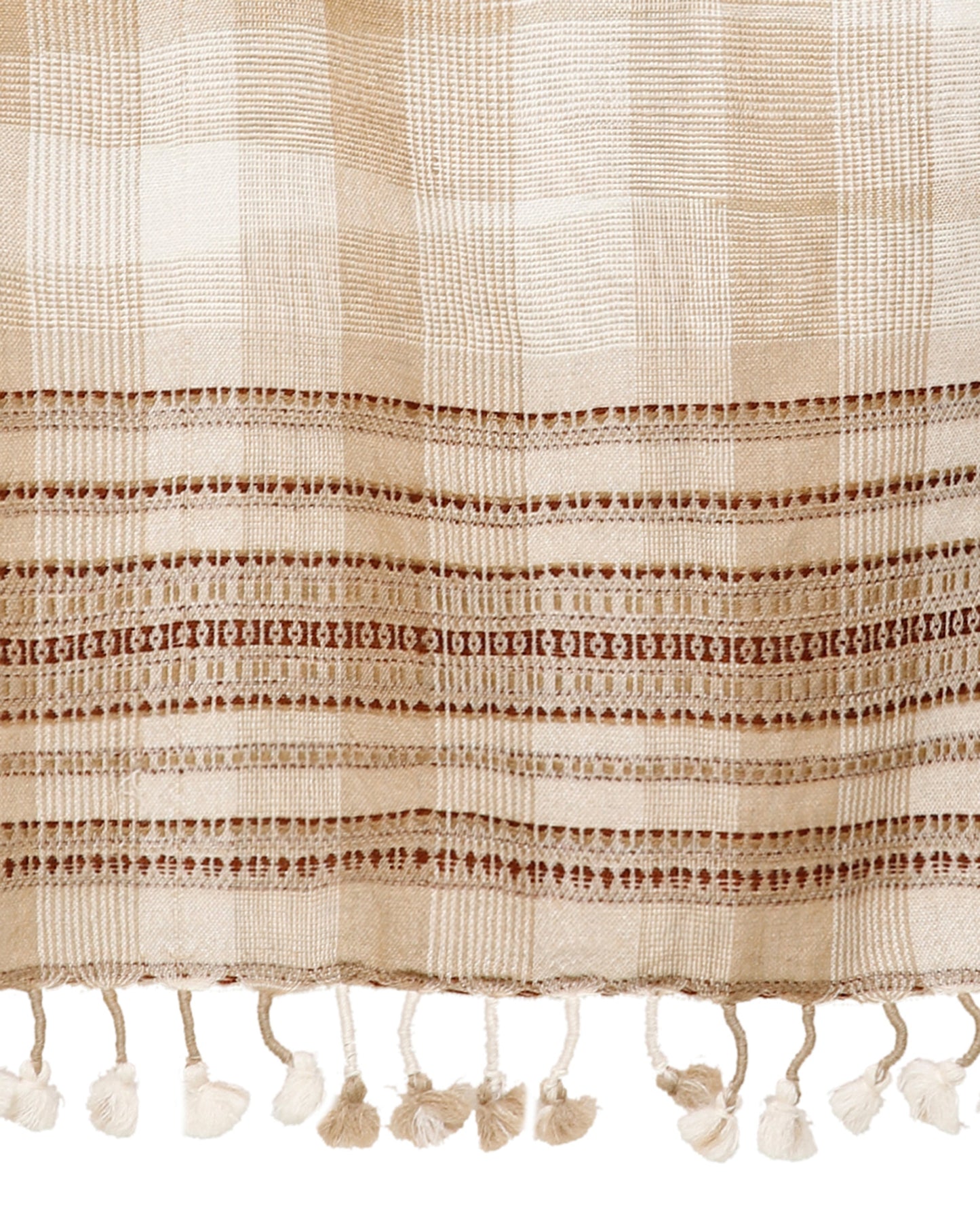 Mishmash Extra Weft Woolen Stole