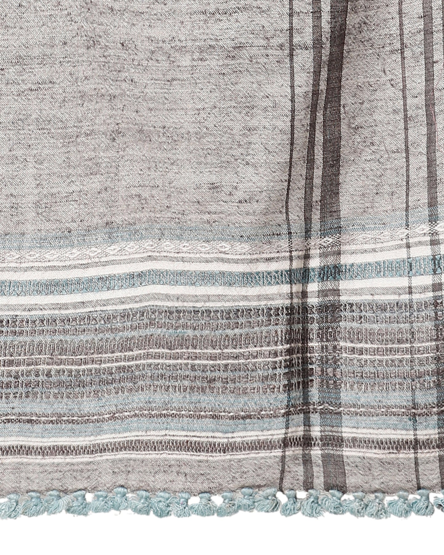 Rei Extra Weft Wool Silk Stole