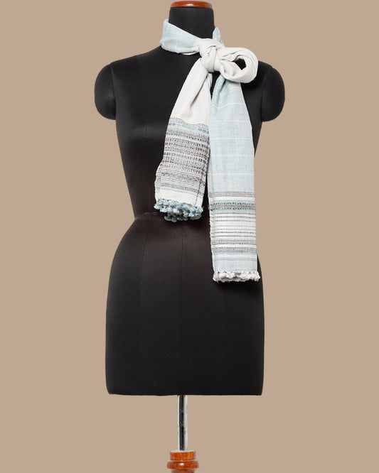 Rei Extra Weft Wool Silk Stole