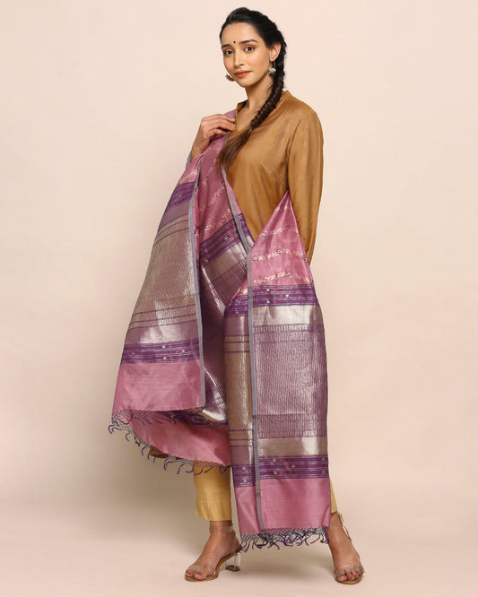 Varsha Kadwa Silk Cotton Dupatta